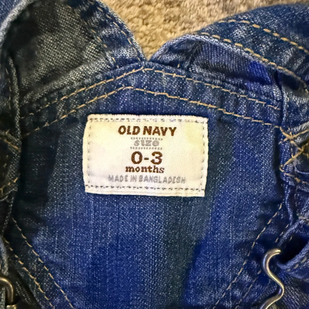 Old Navy Classic Blue Overalls for Baby